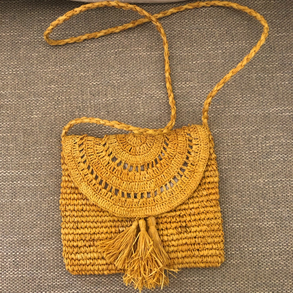 American eagle crocheted purse